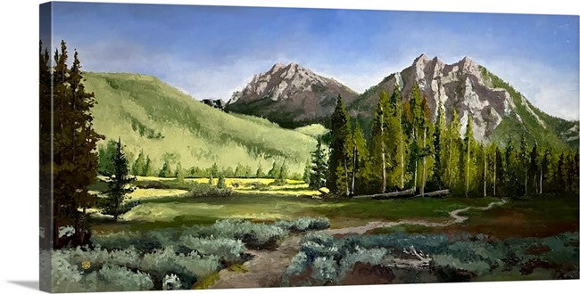 "Beacon of the Wild" 24"x48" oil on birch panel