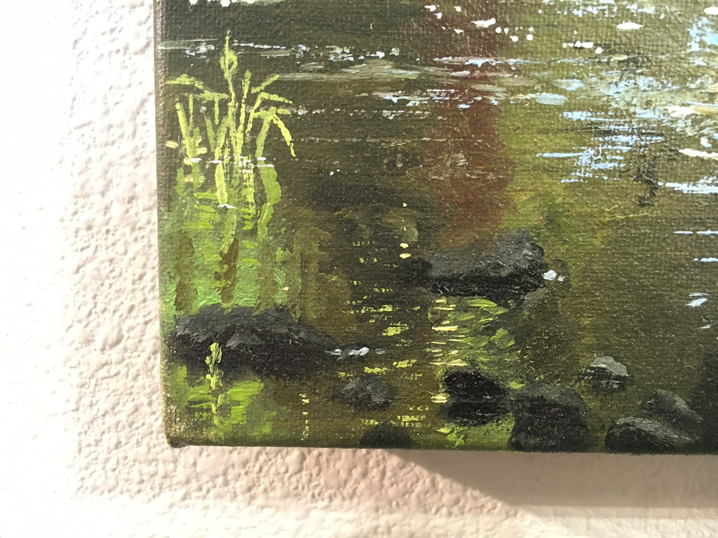 Oil Painting Joshua D. Sewell “Evening Hatch”