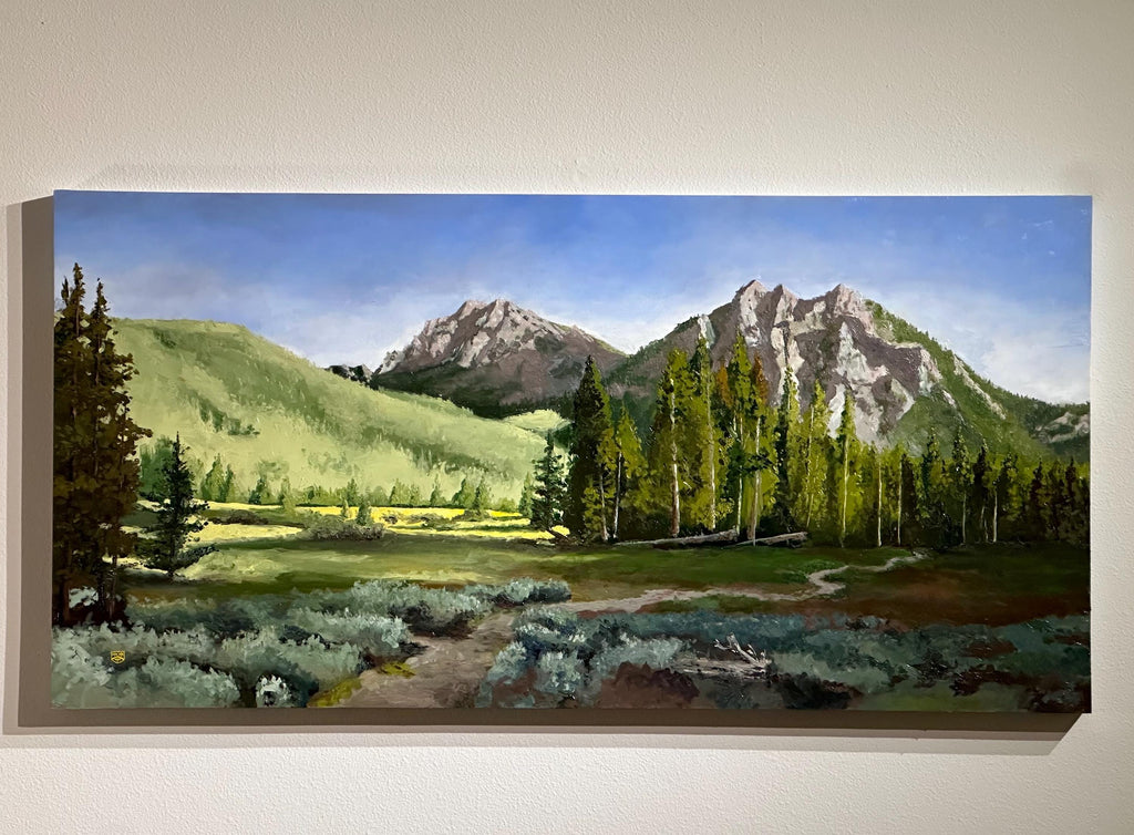 "Beacon of the Wild" 24"x48" oil on birch panel
