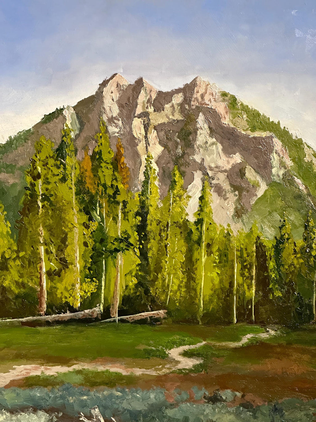 "Beacon of the Wild" 24"x48" oil on birch panel