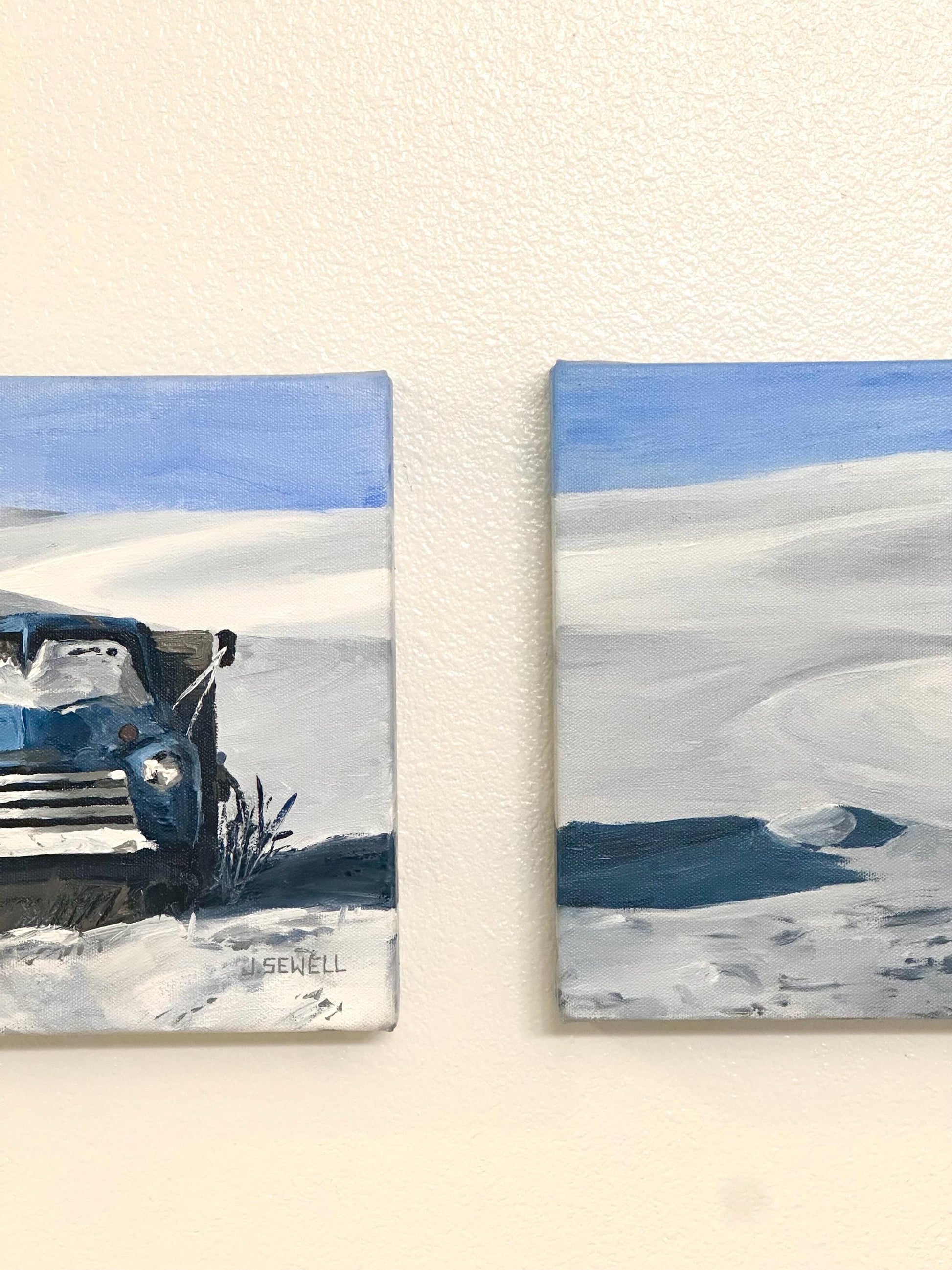 Old Blue Triptych